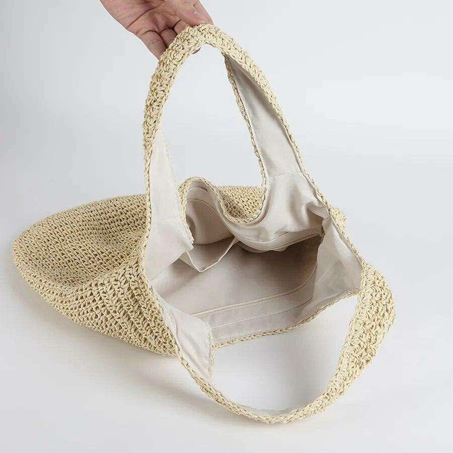 Fashion Straw Shoulder Bag for Women