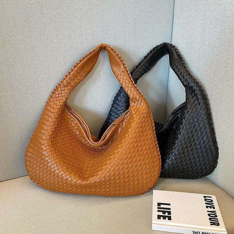 Women's braided side bag