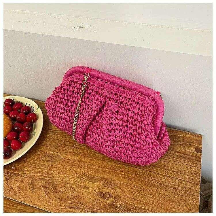 Women's knitted evening bag