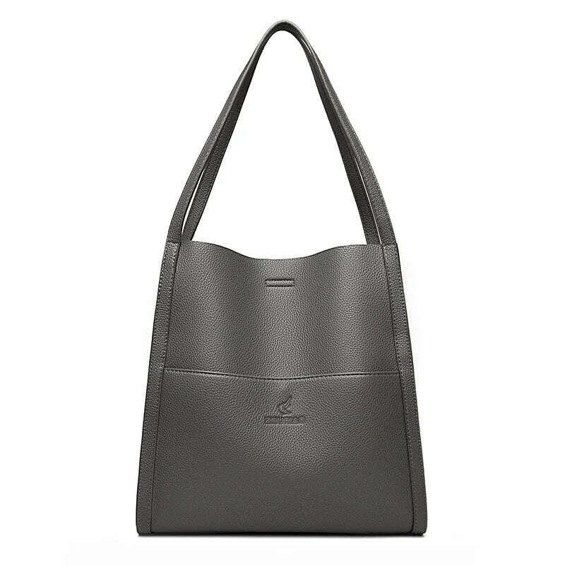 תיק כתף קלאסי מעור שחור לנשים – סטייל ויוקרה