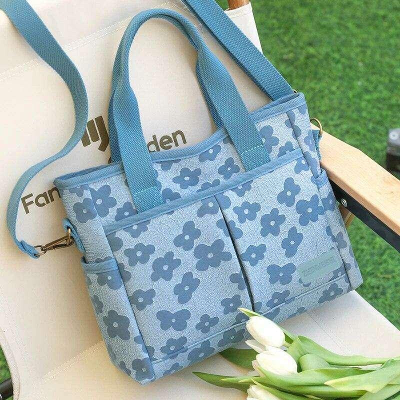 Women's canvas shoulder bag
