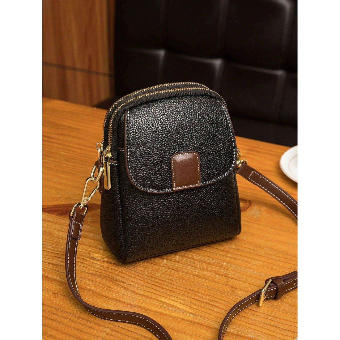 A small crossbody bag for women with a classic and comfortable design