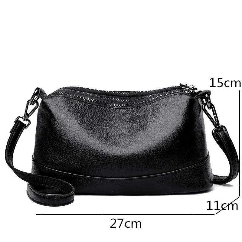 Small leather crossbody bag for women - comfort, beauty and style in one day