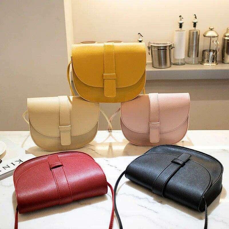 Minimalist Asian Style Saddle Bag for Women