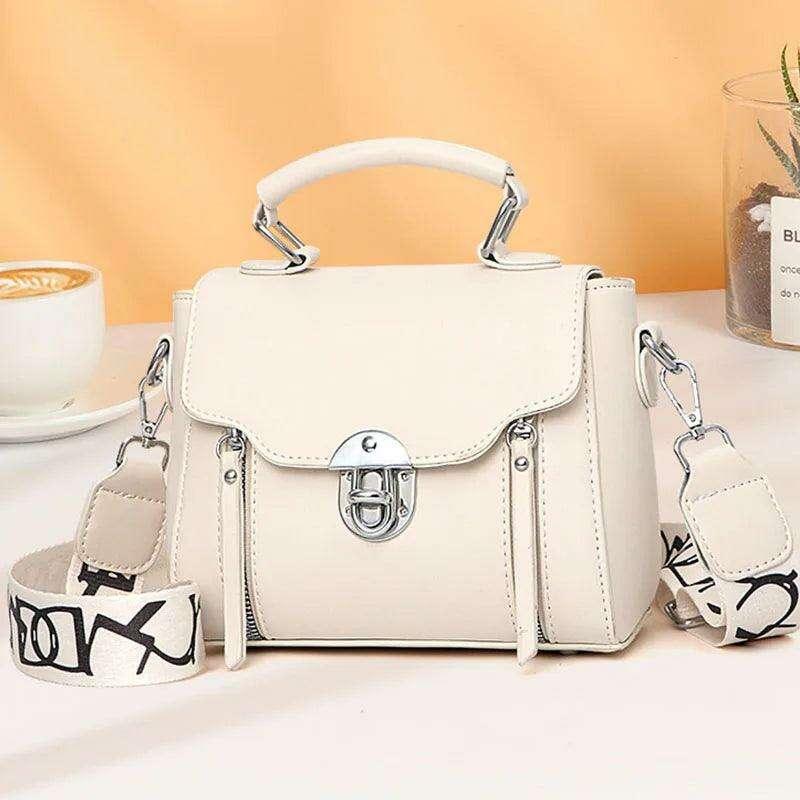 Handbag with adjustable shoulder strap for women