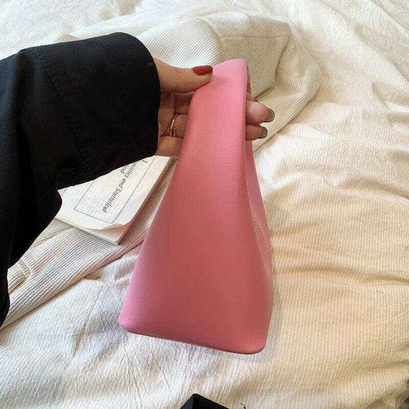 A women's handbag with a unique and elegant design