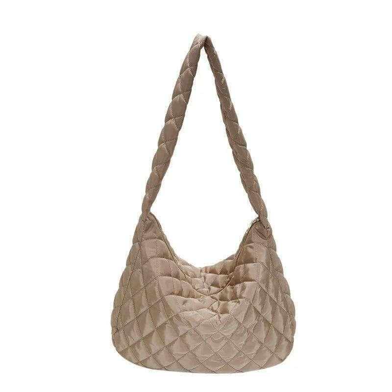 Modern style padded women's bag