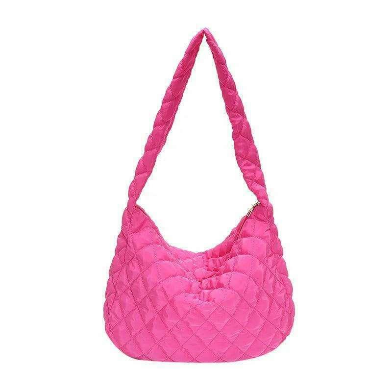 Modern style padded women's bag