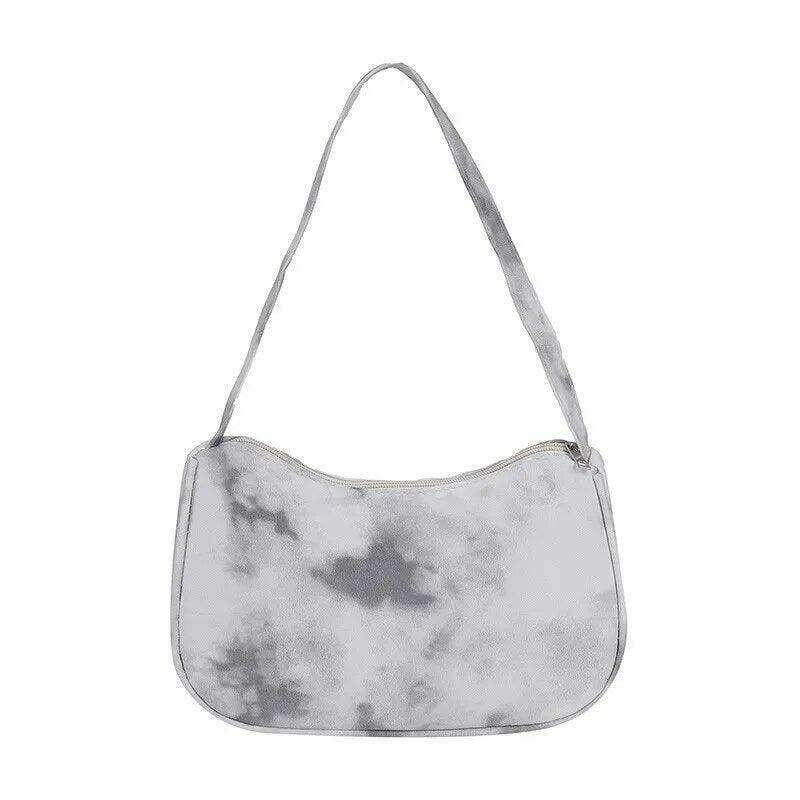 Women's crossbody bag in a fashionable tie-dye design