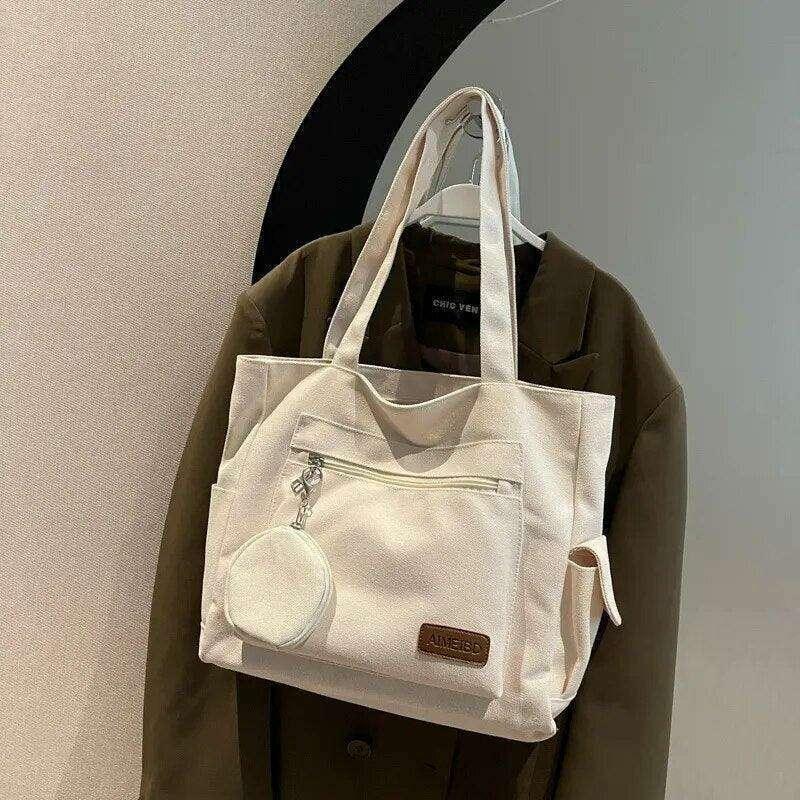 Fashionable canvas bag for women 
