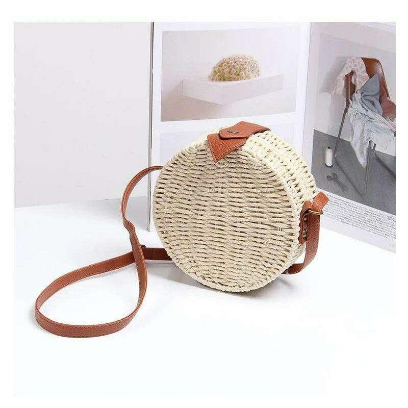 תיק צד עגול מקש לנשים