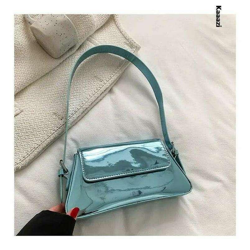 תיק כתף מבריק לנשים