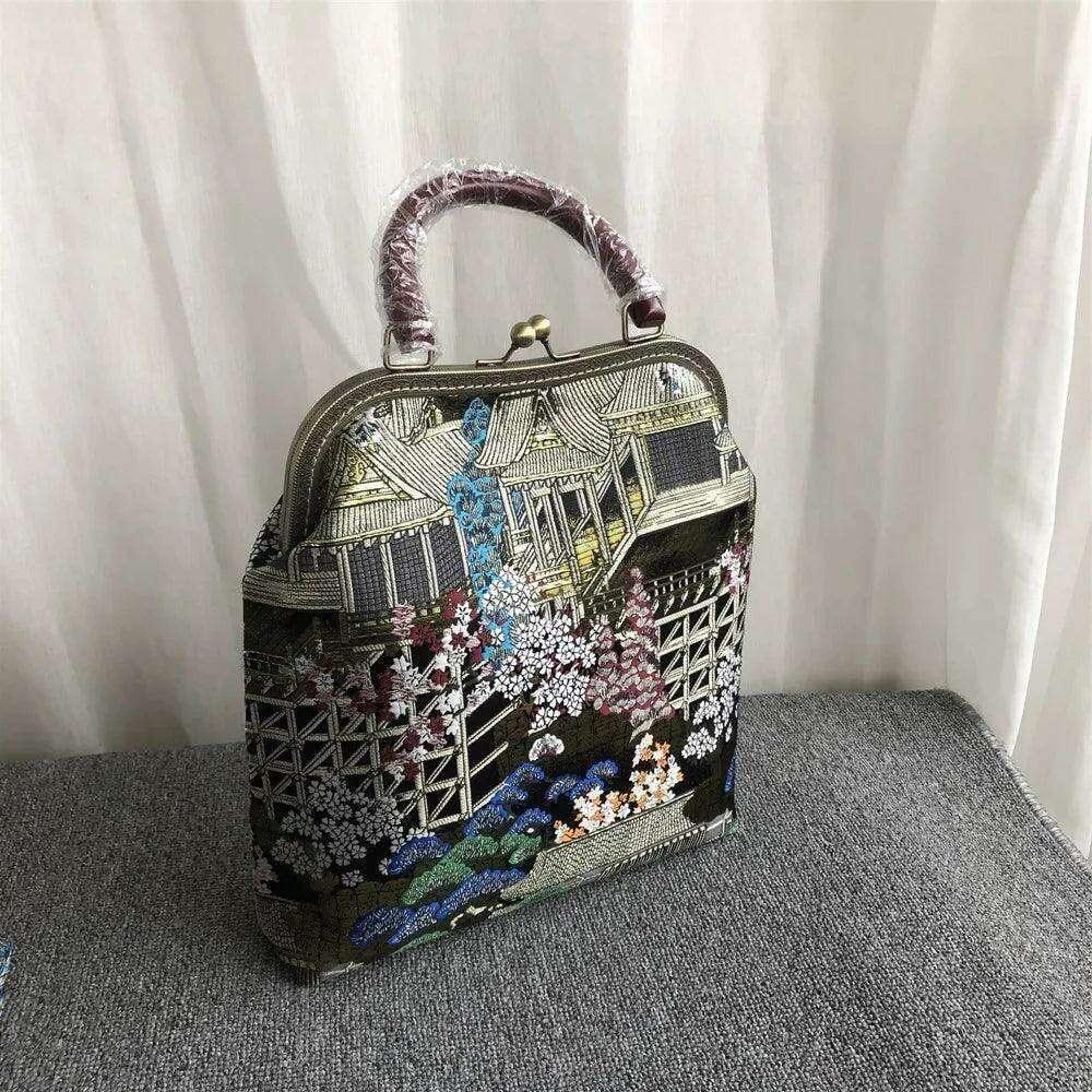 תיק ערב מעוצב בהשראה יפנית לנשים