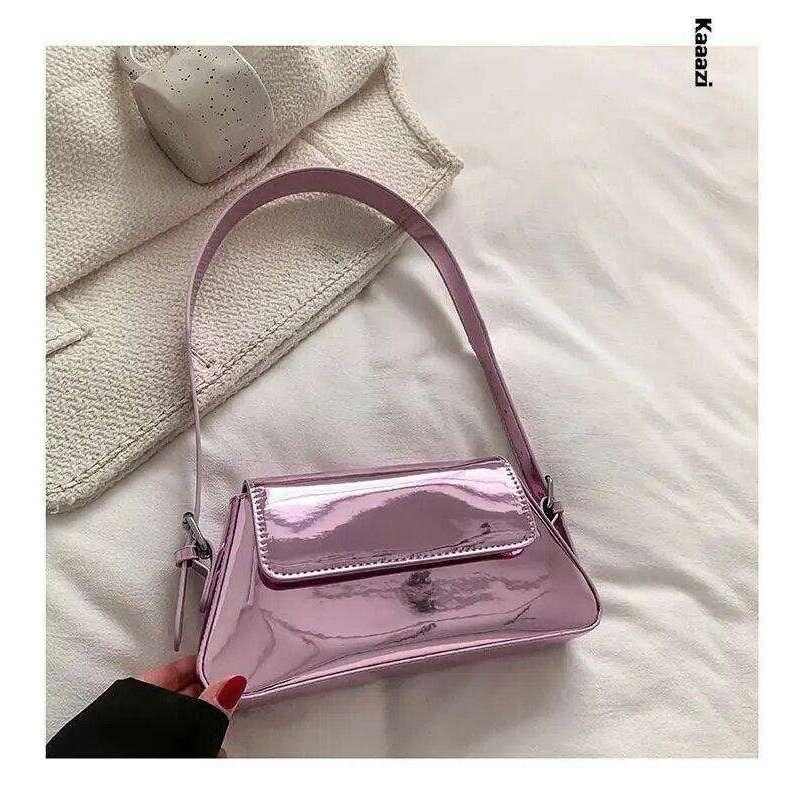 תיק כתף מבריק לנשים