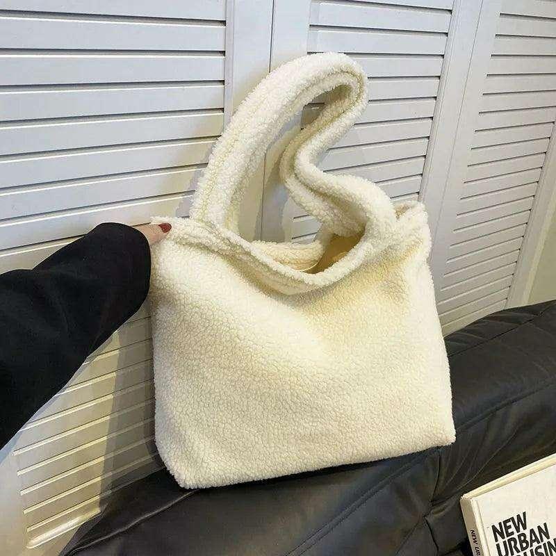 Women's Furry Shoulder Bag