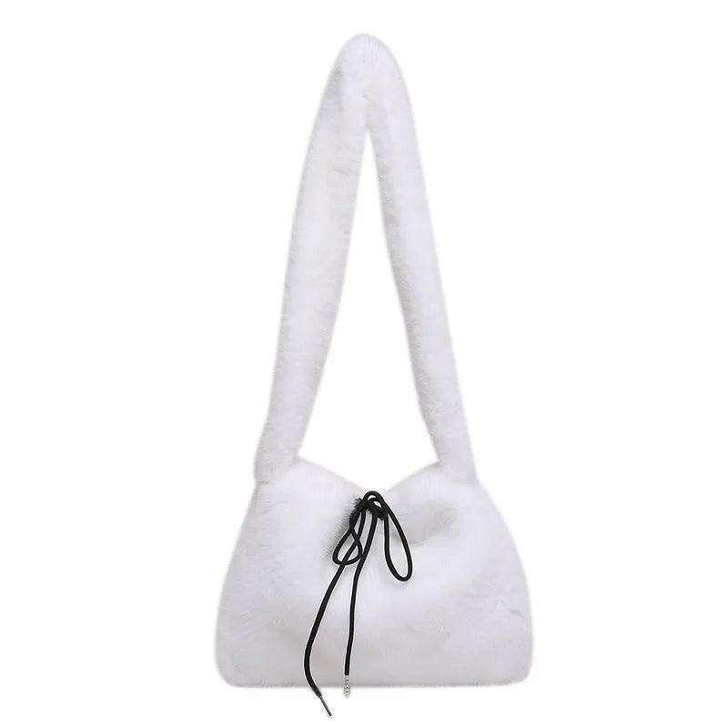 Furry shoulder bag for women - a perfect combination of style and comfort