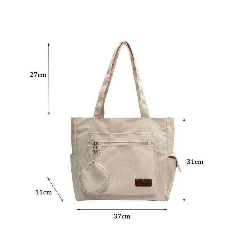 Fashionable canvas bag for women 