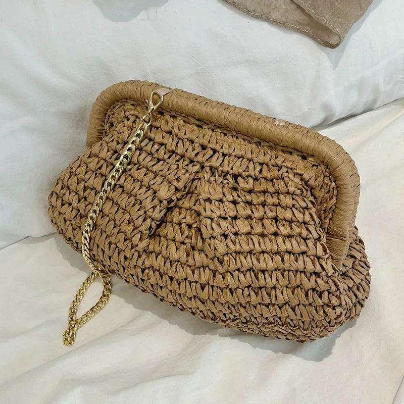 Women's knitted evening bag