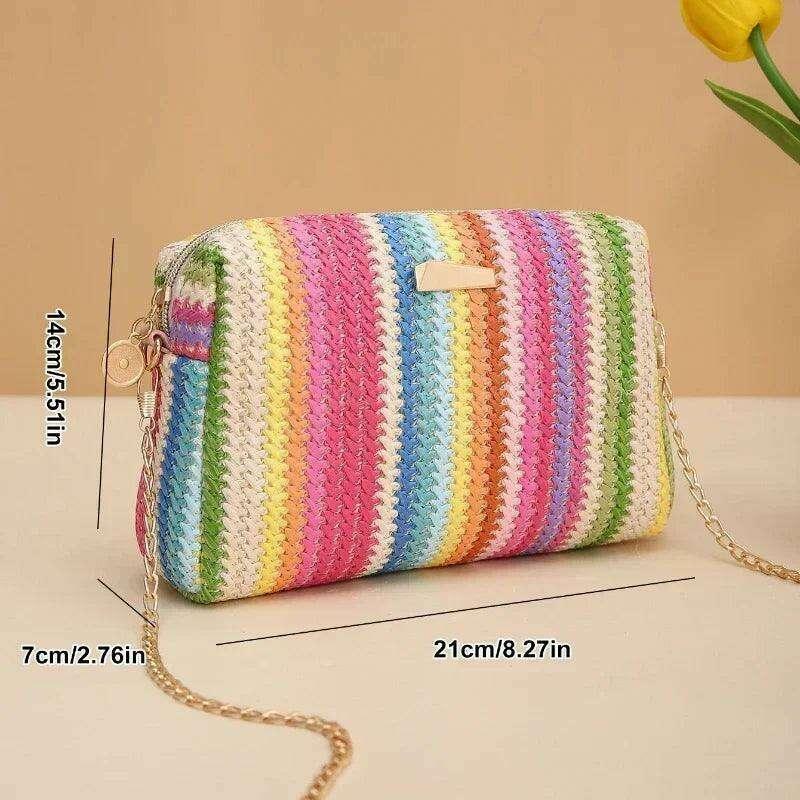 תיק קש חוצה כתף לחוף