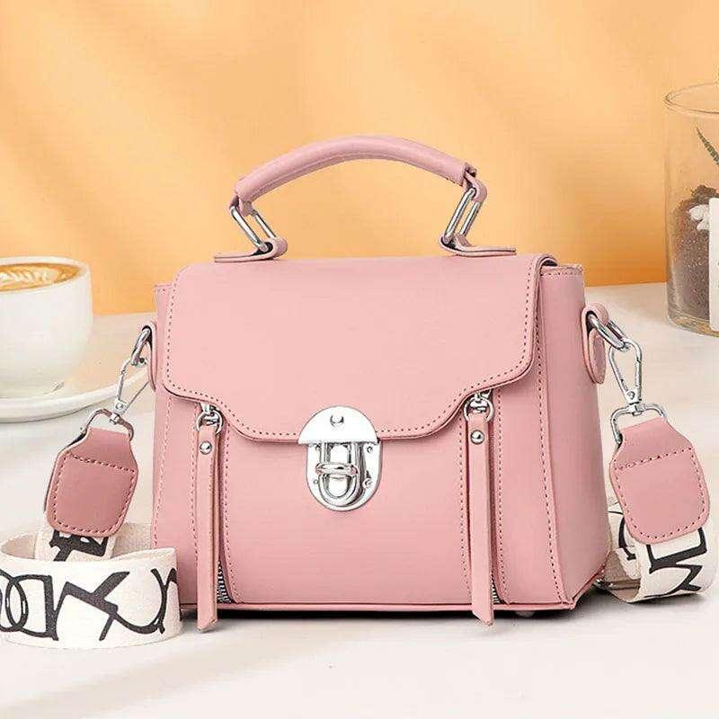 Handbag with adjustable shoulder strap for women
