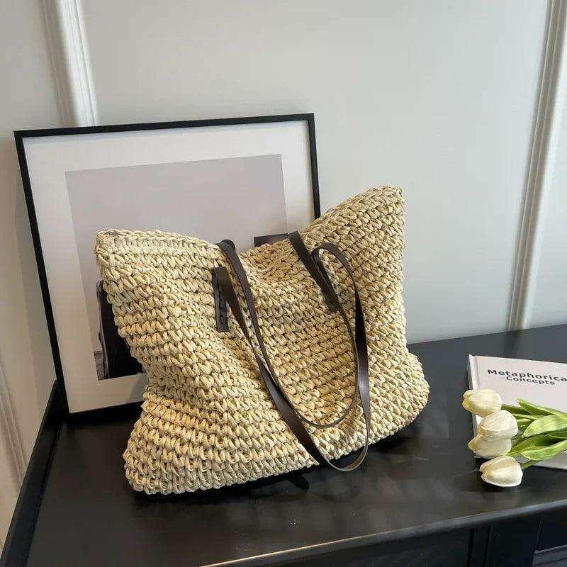 תיק טוט בעיצוב טבעי לנשים