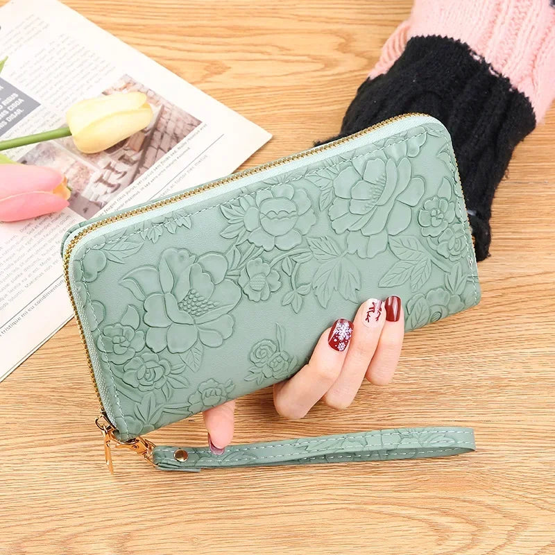 ארנק נשים עם הטבעת פרחים – נגיעה נשית