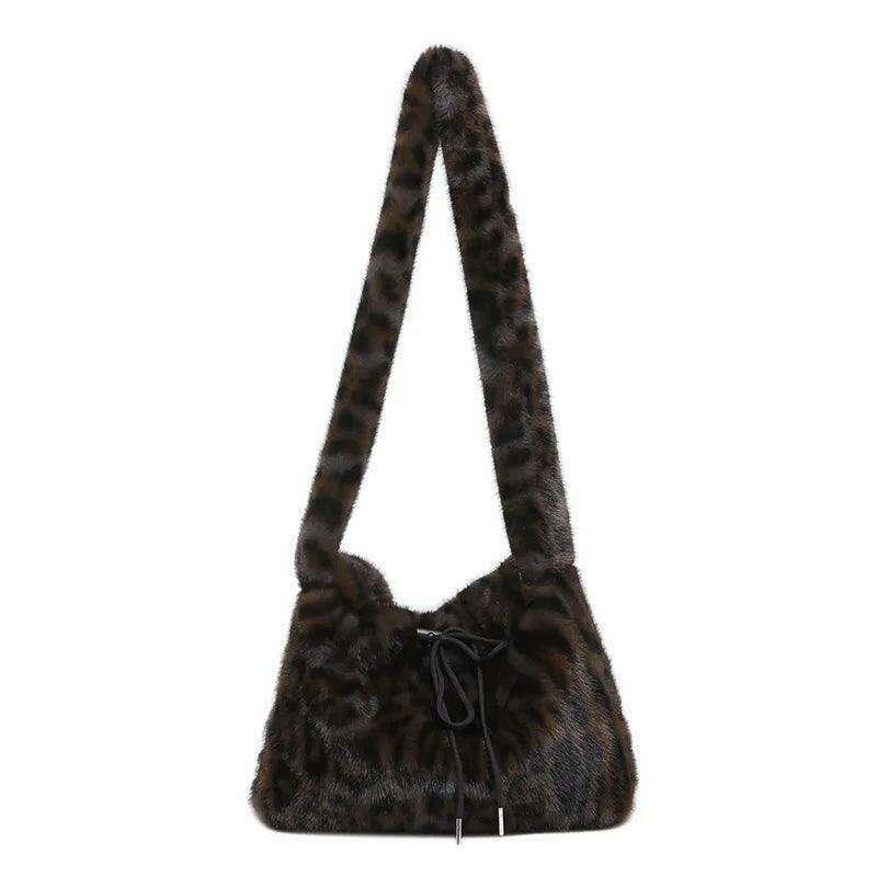Furry shoulder bag for women - a perfect combination of style and comfort