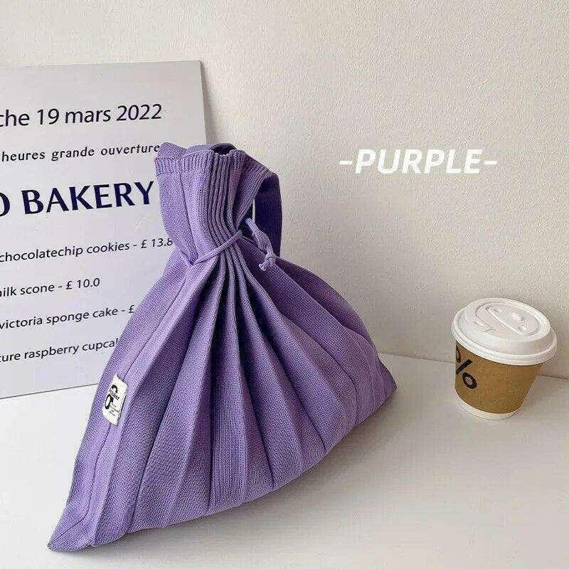 Pleated fabric crossbody bag for women – lightweight design and everyday comfort