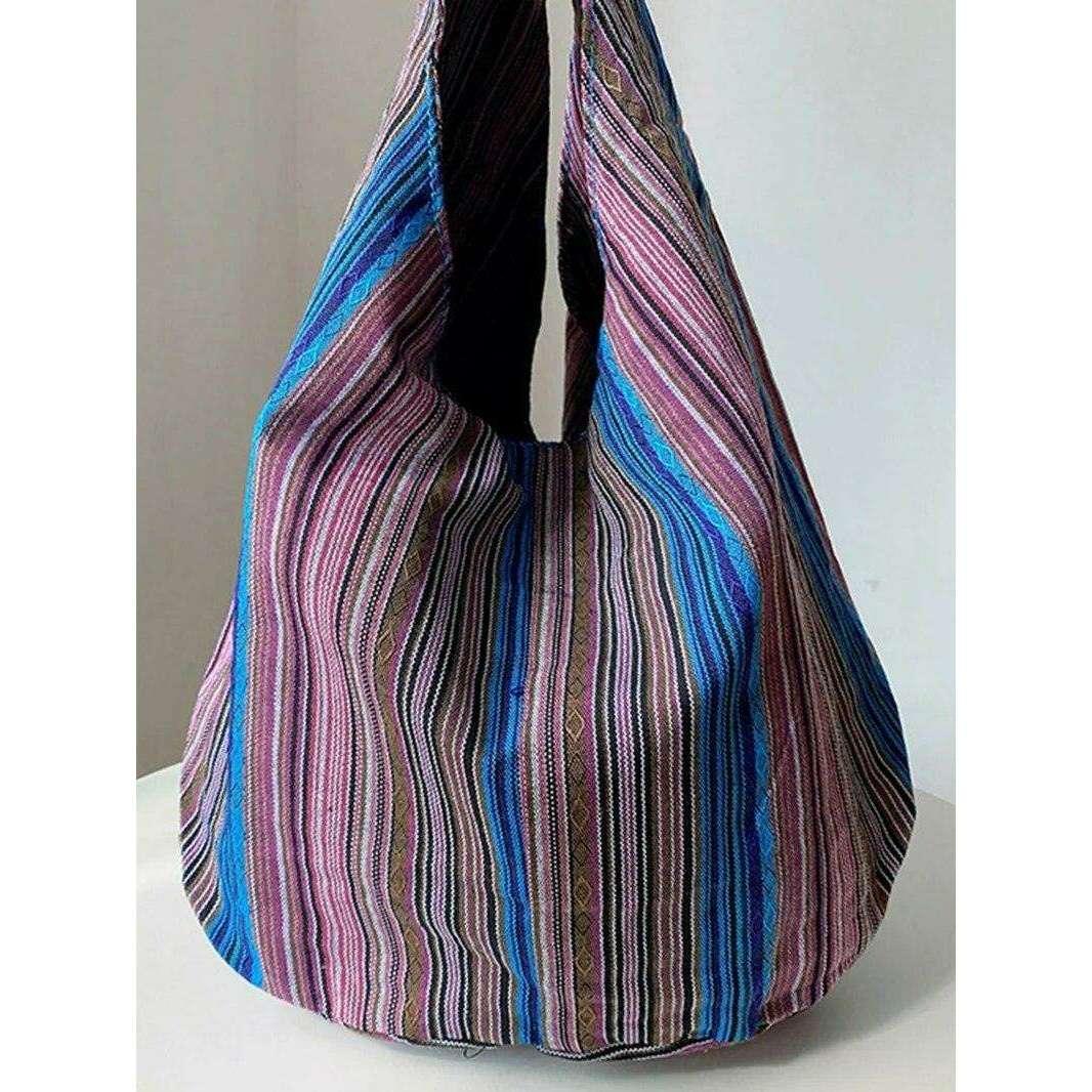 Ethnic fabric crossbody bag for women