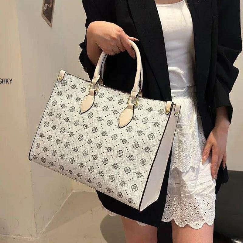 A classic and stylish tote bag for women