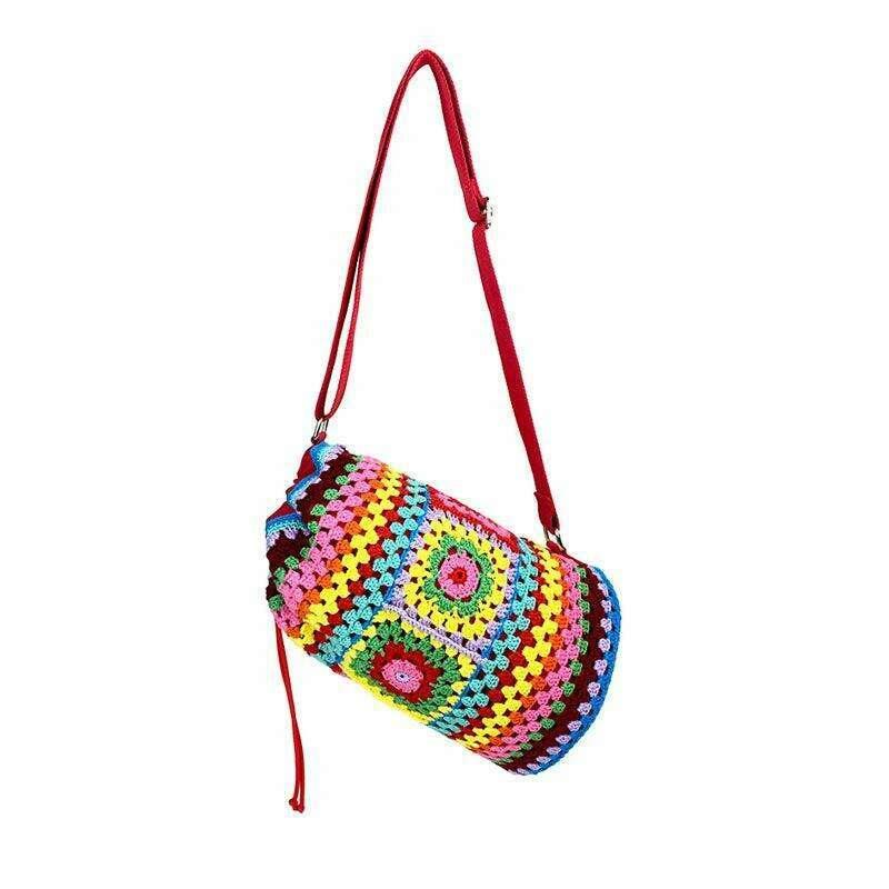 Crochet granny bag