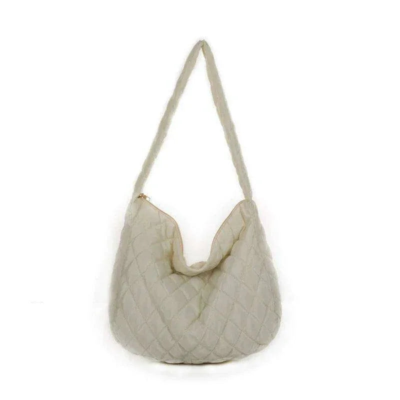 Modern style padded women's bag