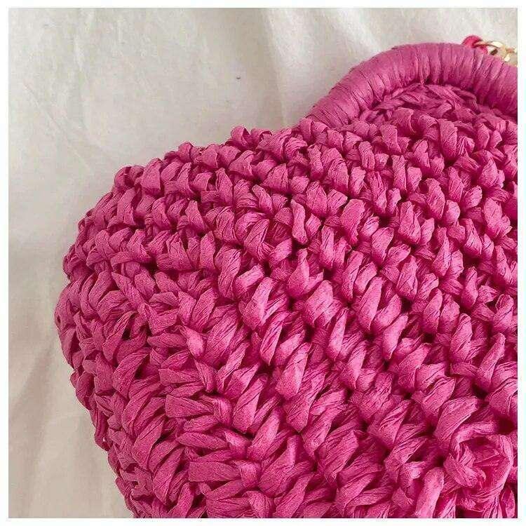 Women's knitted evening bag