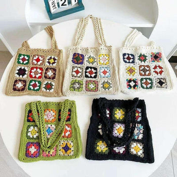 Jute Multicolor Designer handbags