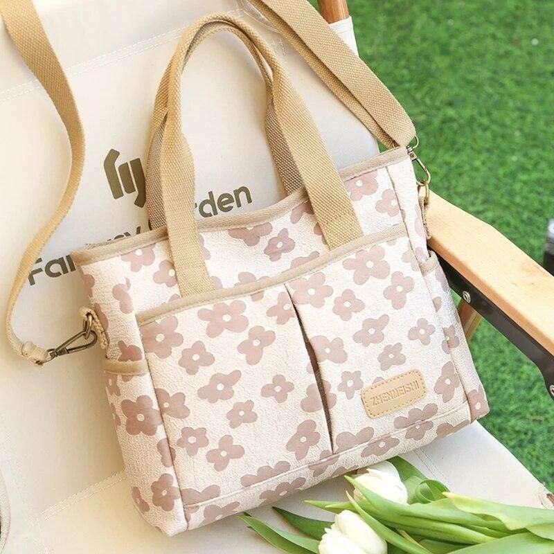 Women's canvas shoulder bag