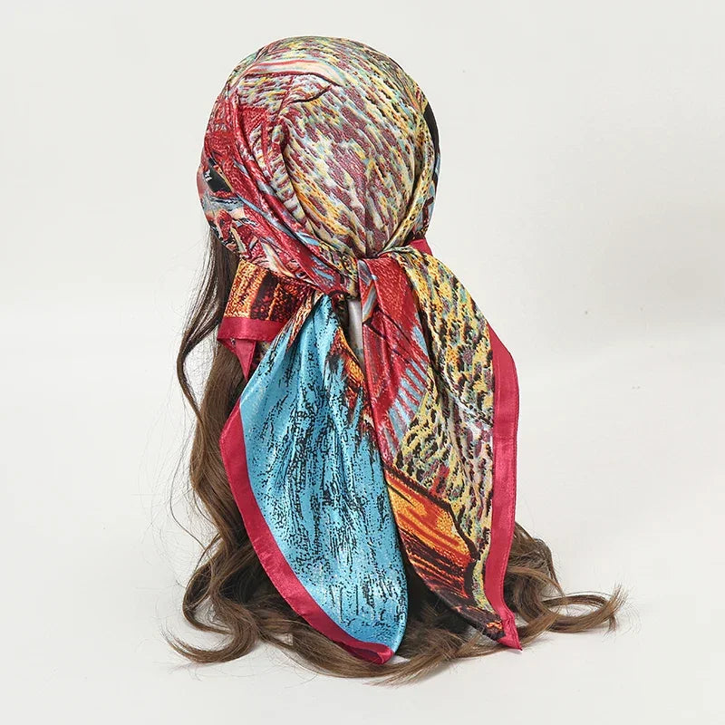 מטפחת סאטן אלגנטית – שיק מודרני לנשים