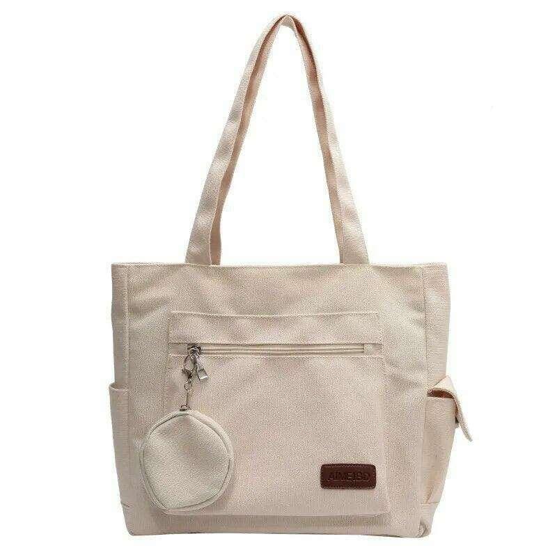 Fashionable canvas bag for women 