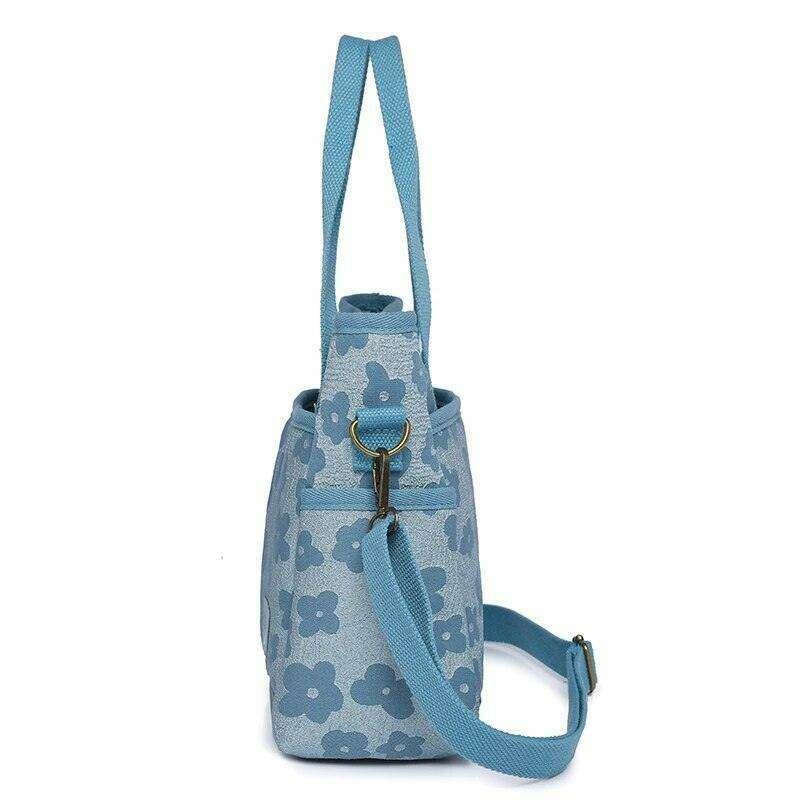 Women's canvas shoulder bag