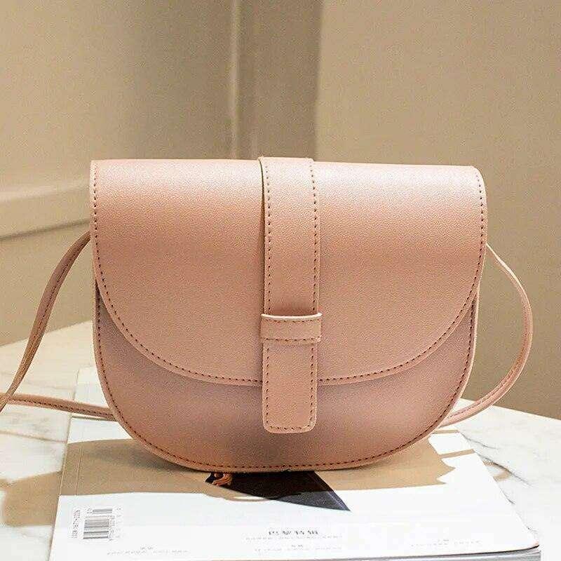 Minimalist Asian Style Saddle Bag for Women