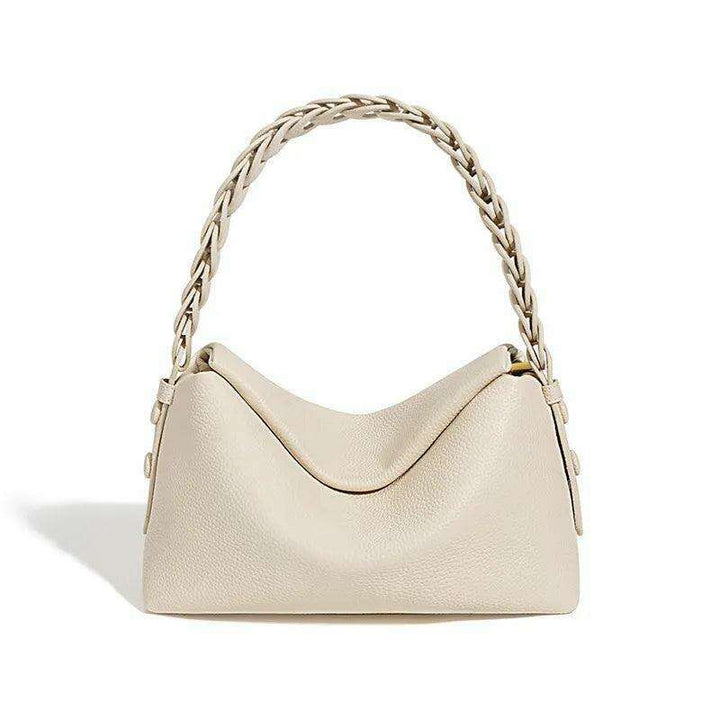 Elegant crossbody bag with braided strap for women