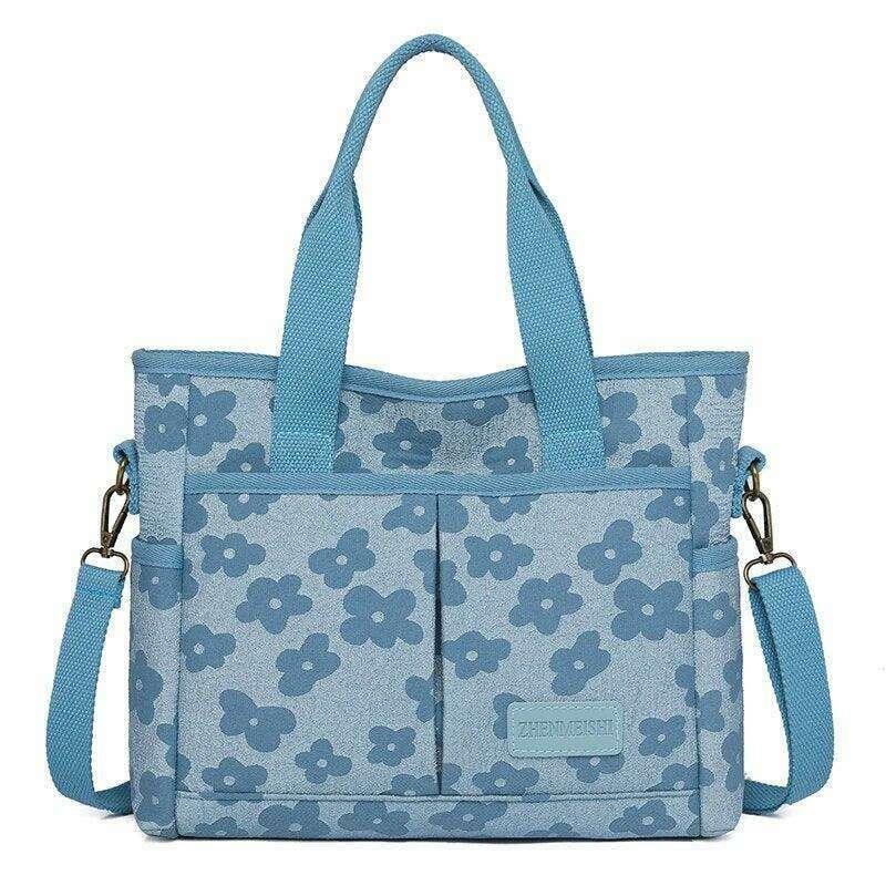 Women's canvas shoulder bag