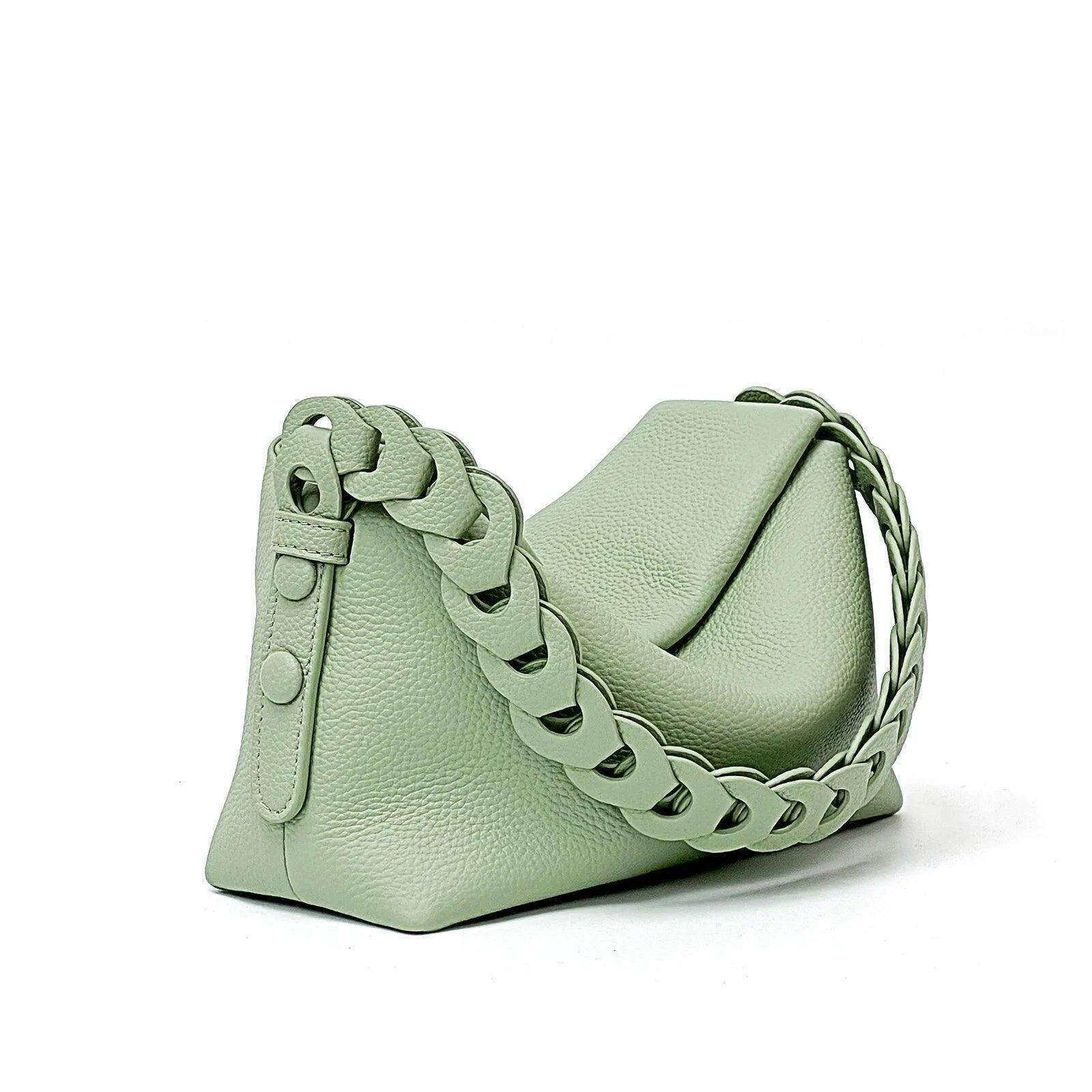 Elegant crossbody bag with braided strap for women