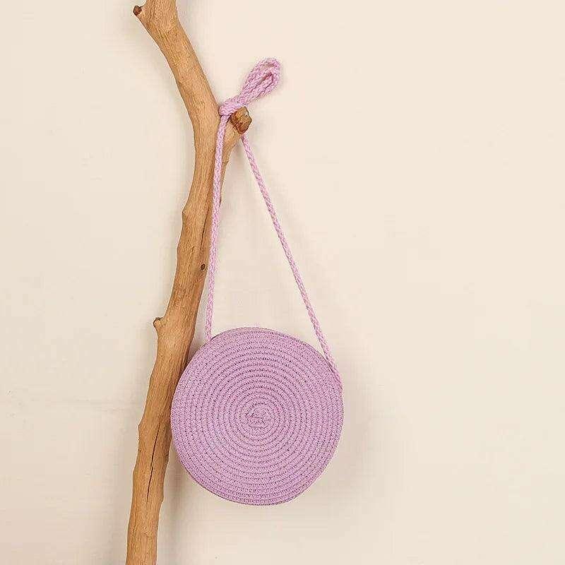 תיק צד עגול בעיצוב טבעי ונוח