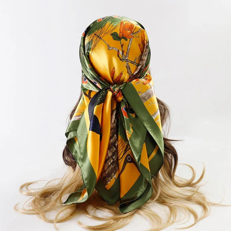 מטפחת סאטן אלגנטית – שיק מודרני לנשים