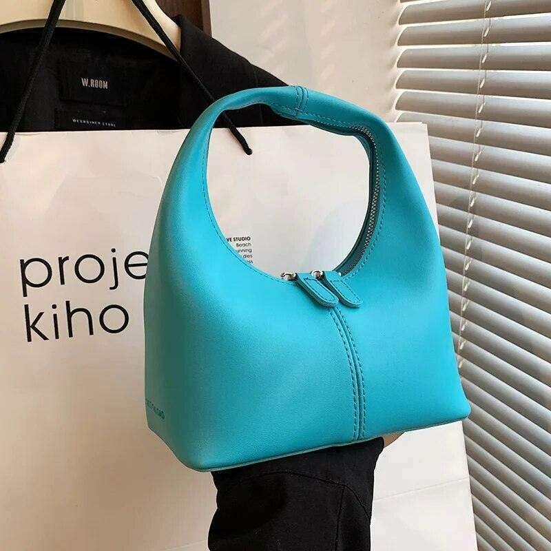 A women's handbag with a unique and elegant design