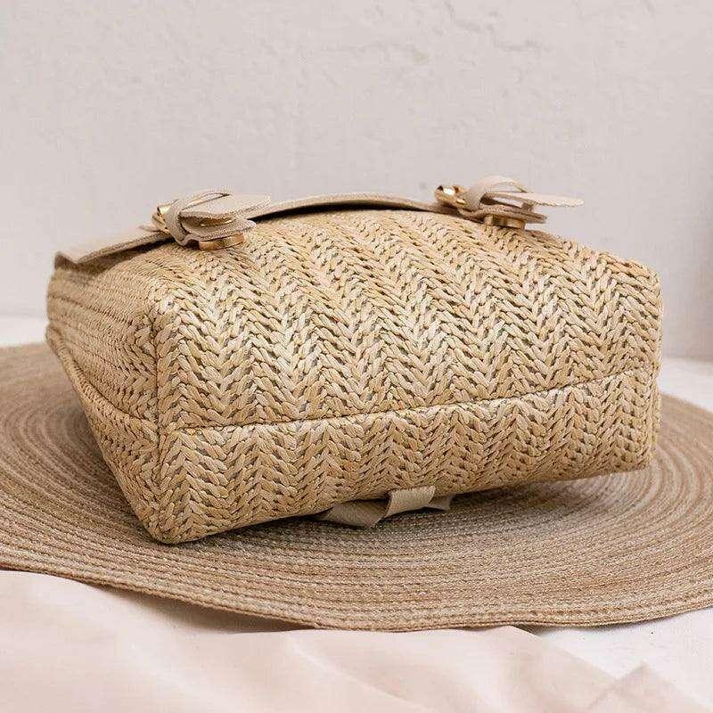 תרמיל קש בוהו לנשים