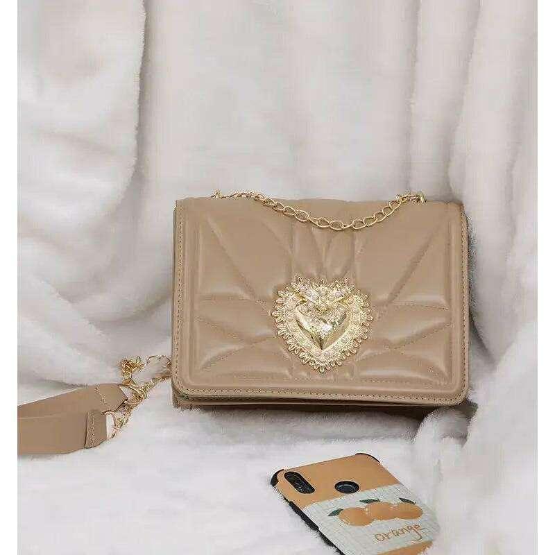 Chic square-shaped chain bag