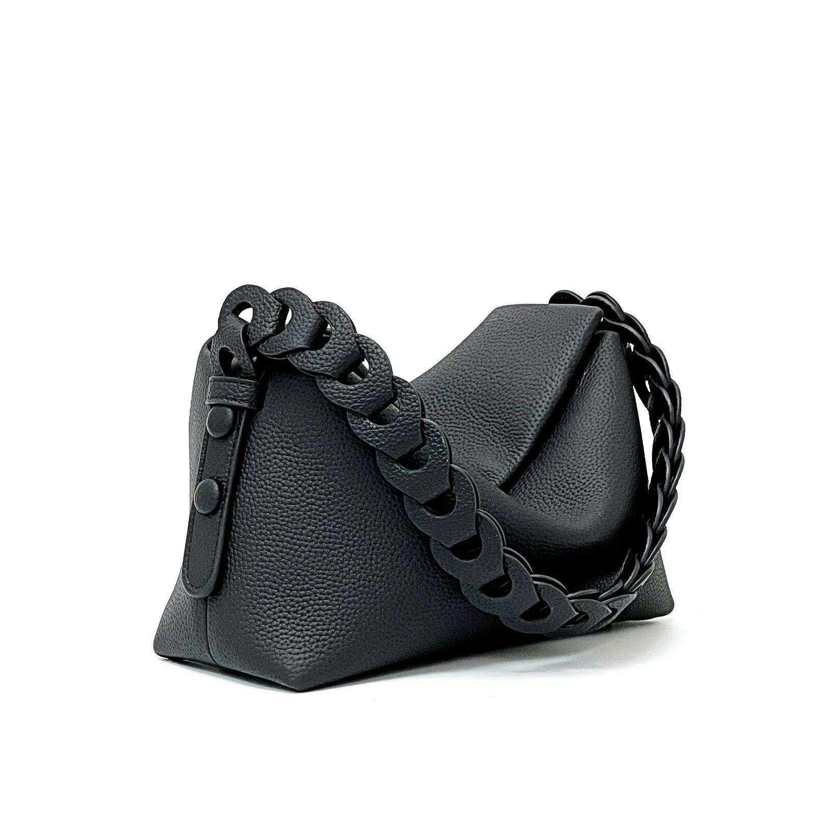 Elegant crossbody bag with braided strap for women