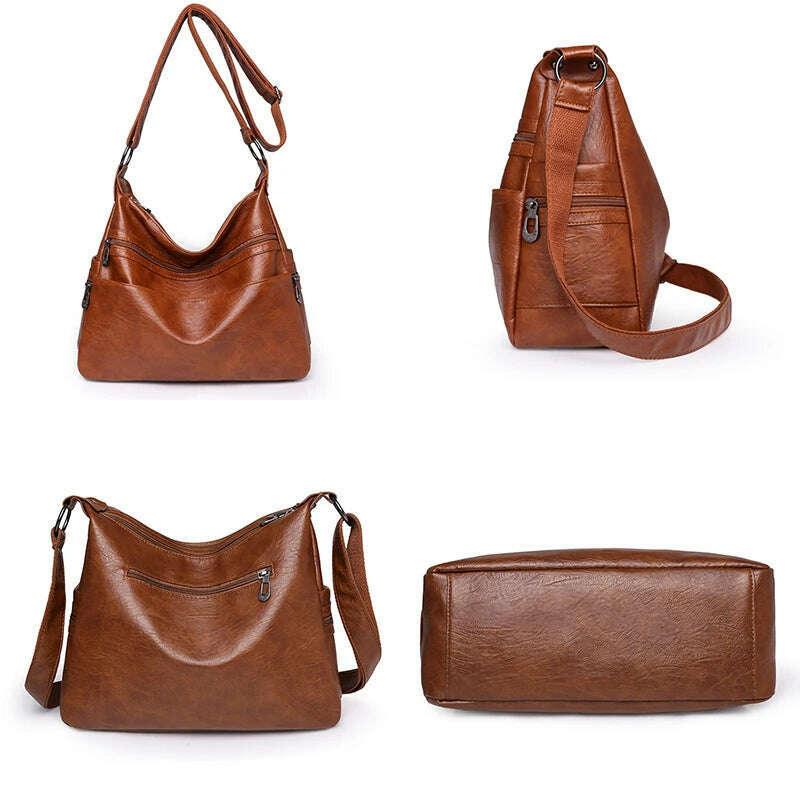 תיק כתף יוקרתי מעור - נוחות וסטייל בכל מצב