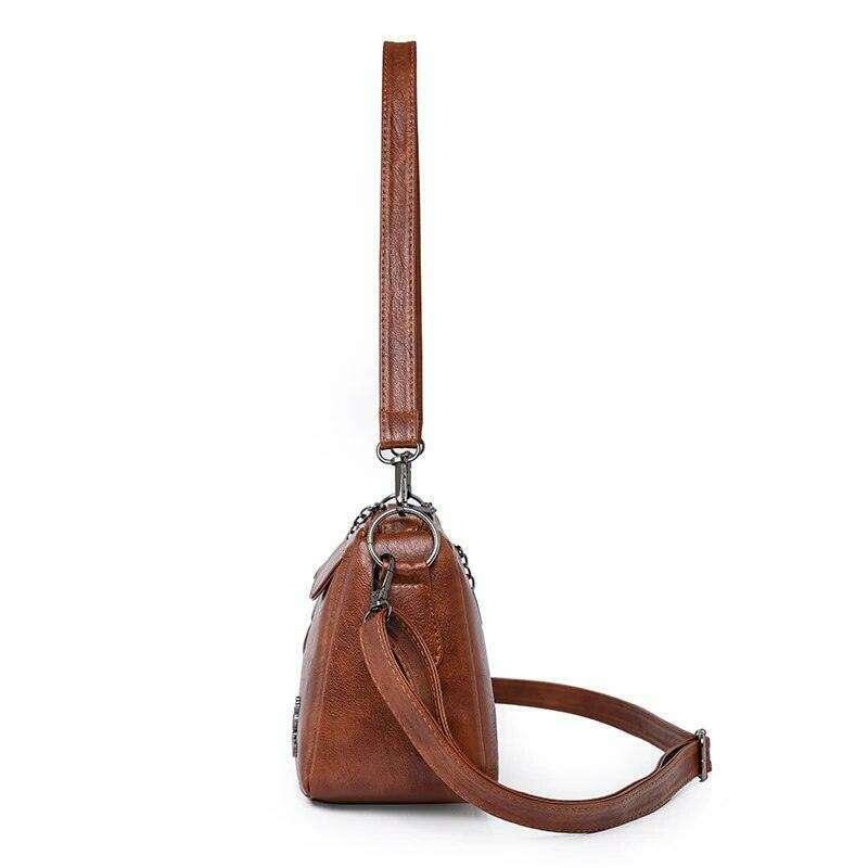 A women's side bag with an elegant and functional design